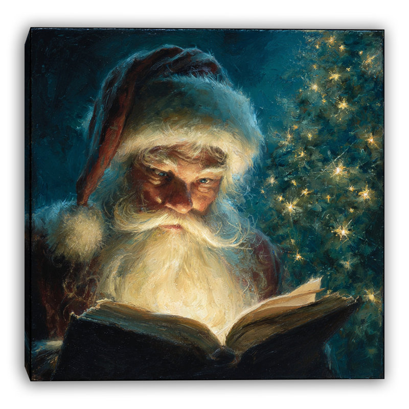 Art mural sur toile de Noël, H 40 po x l 40 po
