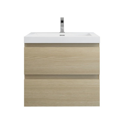 Ensemble de meuble-lavabo mural simple l 24 po Texola