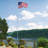 Aluminum Adjustable In-ground Flagpole
