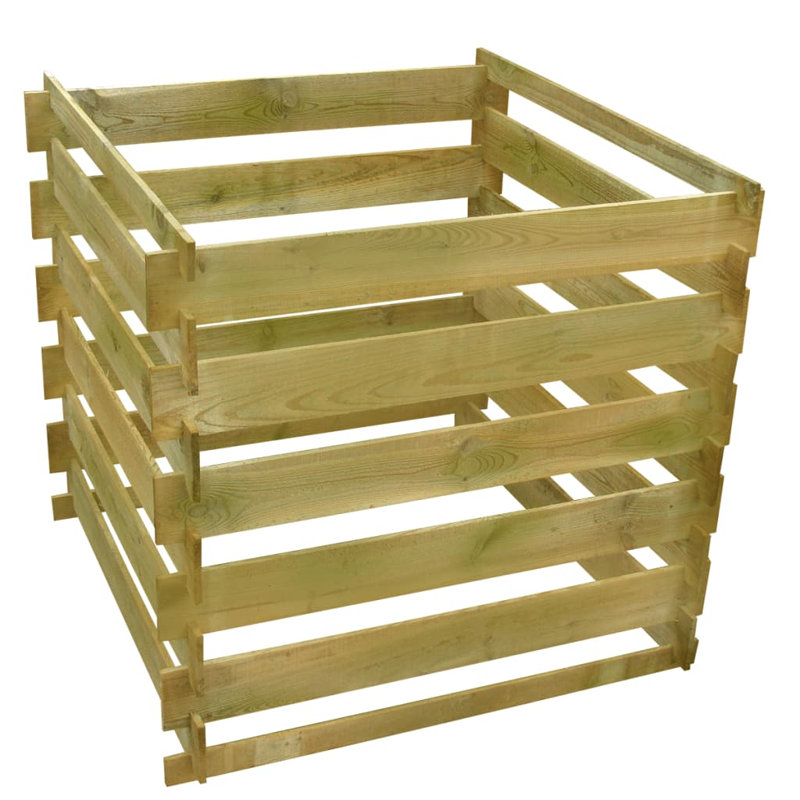 Wood Stationary Composter