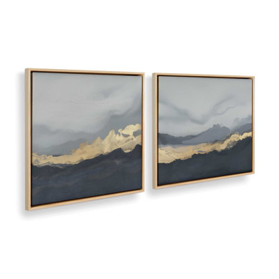 Nimbus Drama, ensemble de 2 toiles encadrées