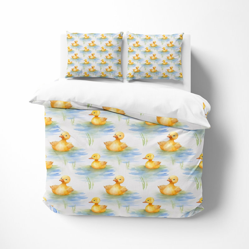  Bedding, Twin Duvet Cover + 1 Queen Sham