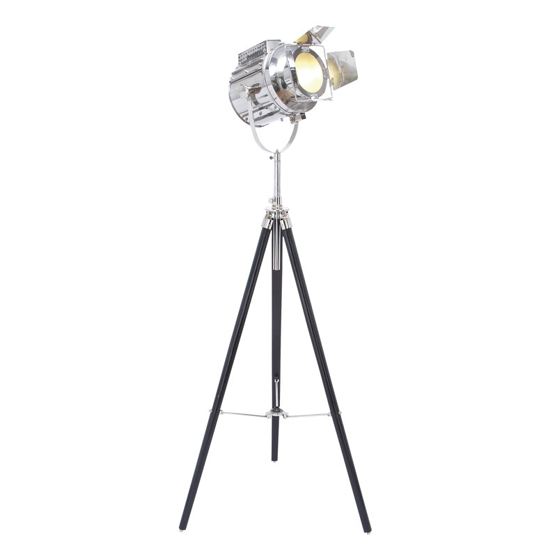 Tripod Floor Lamp, Silver