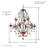 Etosha 9 - Light Dimmable Tiered Chandelier