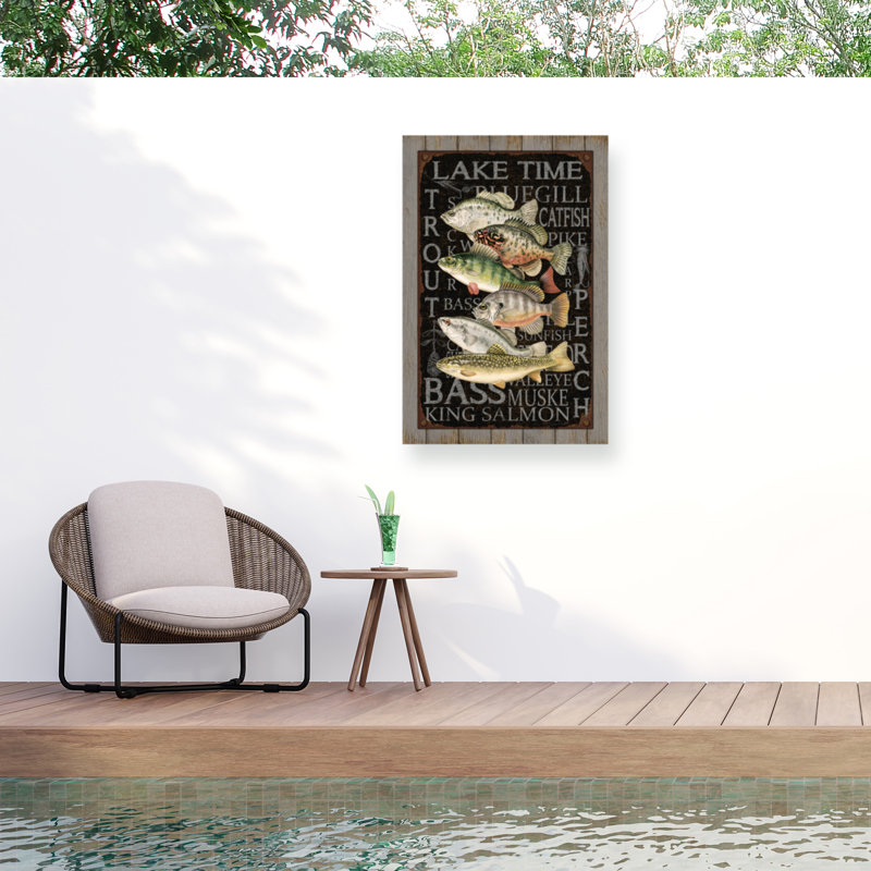 Toile d'extérieur Jean Plout «Wilderness Lodge 23», H 19 po x l 12 po x P 1,5 po