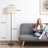 Alexxes 63'' Traditional Floor Lamp with Remote Control and Bulb Included-1873277395