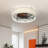 Arachne 19.6'' Ceiling Fan With Light Kit And Remote Control Included (set Of 2) -117435473-116467667-116467664