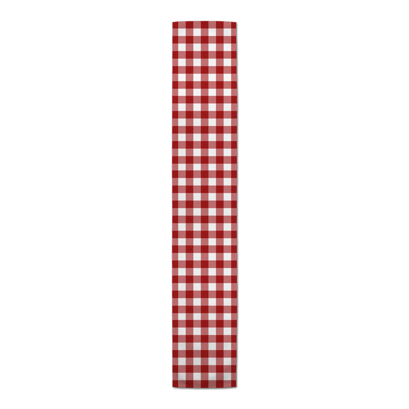 Chemin de table Cadejuste, P 16 po x L 72 po, Rouge