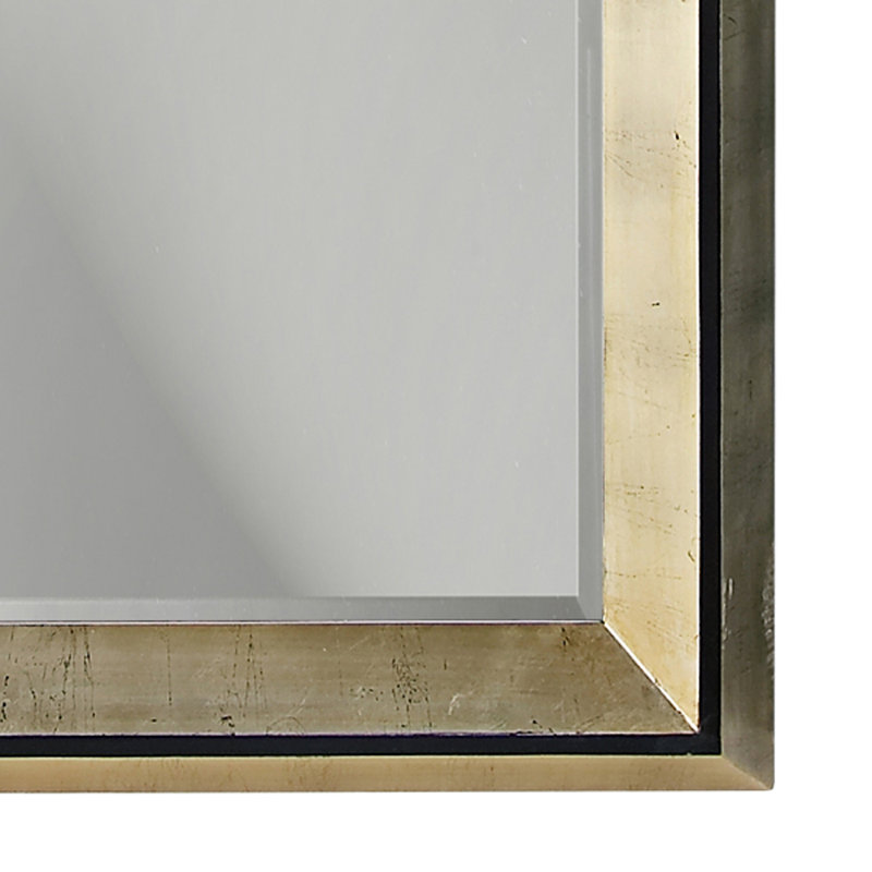 87" Silver Rectangular Full Length Wood Floor Mirror
