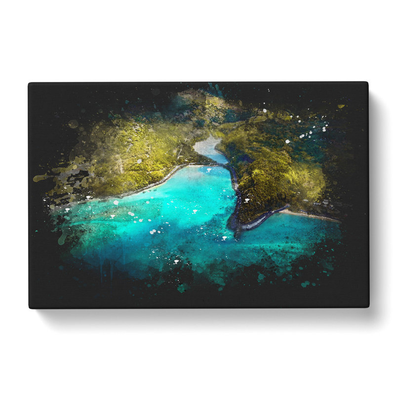 Maconde Point Baie Du Cap In Mauritius - Wrapped Canvas Print, 35cm H x 50cm W x 3cm D
