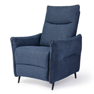 Fauteuil inclinable moderne en tissu avec dossier segmenté ergonomique