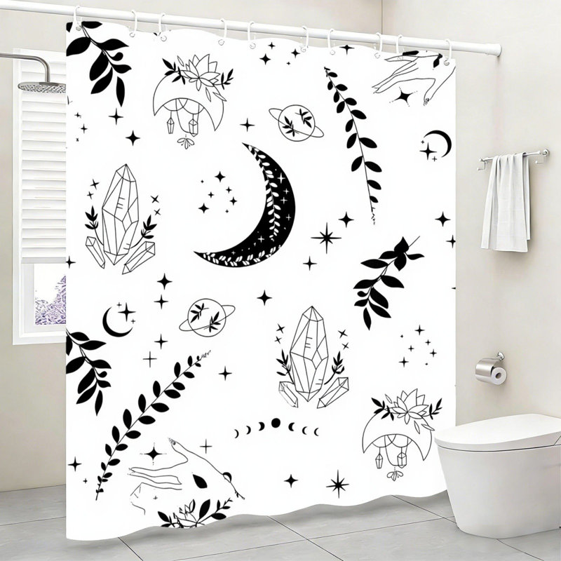 Rideau de douche Boho Moon