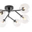 Plafonnier semi-encastré 6 lumières Spoutnik-597016701