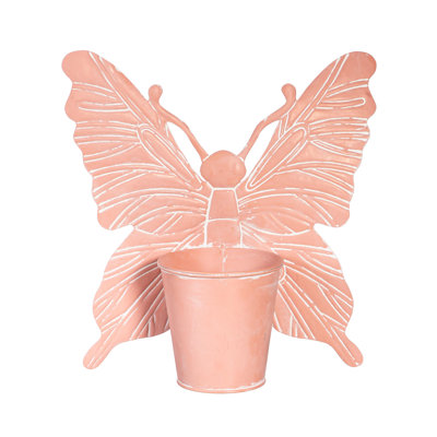 Metal Butterfly Planter