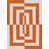 Orange/White