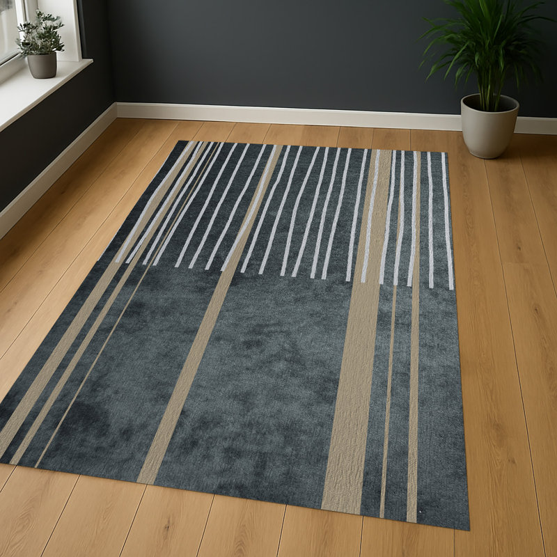 Geometric Area Rug, Rectangle 140 x 200 cm