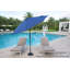 Parasol de marché inclinable 9 pi. Aluminium-1390892829