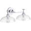 Tone 2 Light Indoor Bathroom Vanity Light Fixture, UL Listed-2123728807