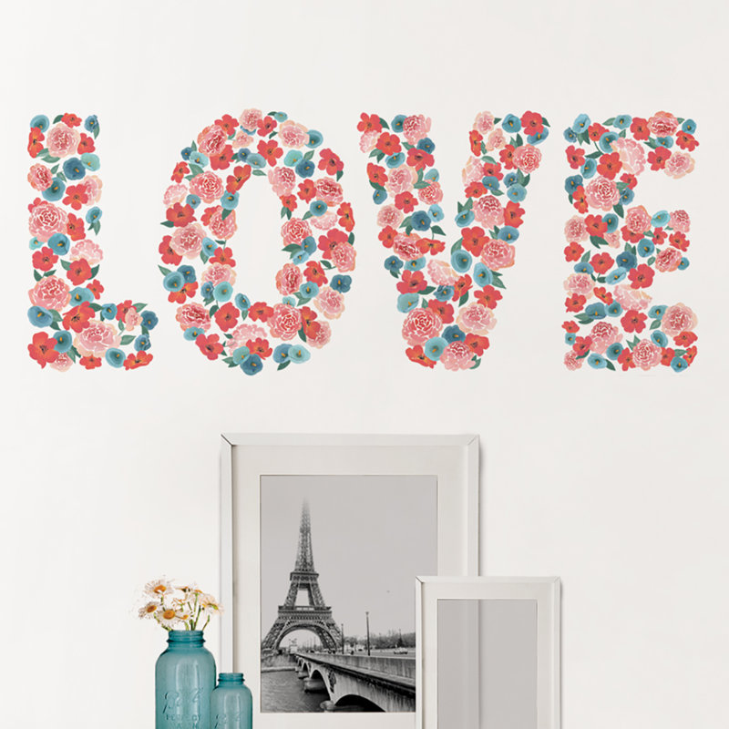 Text & Numbers Non-Wall Damaging Wall Decal