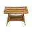 Ripley Teak Rectangular, EcoDecors, Serenity, Teak Shower Bench, small teak shower seat, in Earthy Teak-1702262836