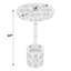 Table d'appoint ronde en fer 14 po Lazarick