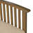 Patio Set Outdoor Acacia Wood Furniture Sets-Modern Club Chair Conversation Sets With Foldable End Table For Garden, Patio & Deck (Grey Finish+Cream)