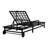 Eterna Outdoor Metal Chaise Lounge , Cushion Included