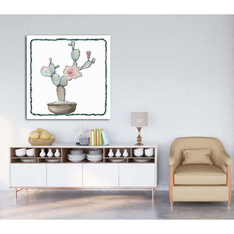 " Cactus 534 ", 24" H x 24" W x 1.5" D