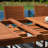 Anautica 8 - Person Eucalyptus Solid Wood Patio Dining Set Extendable Rectangular Table