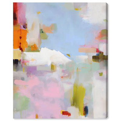 Décoration murale lumineuse sur toile Roseat Hues II par Art Remedy