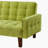 Linen Square Arm Sleeper Sofa Bed-416323051
