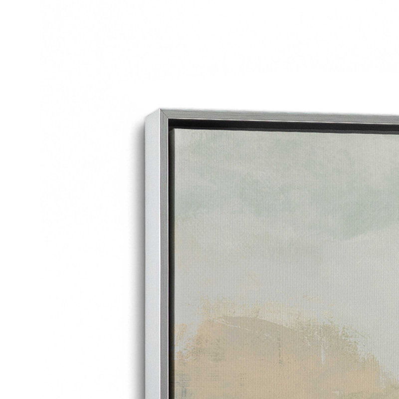 «Dreamy Meadow II» par June Erica Vess, reproduction d'art sur toile, Argent argent, H 32 po x l 48 po