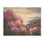 Rhododendron Mountain Top Sunset - Rhododendron Wood Art On Natural Pine Wood-101403640