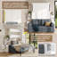 Lit escamotable double pleine grandeur avec canapé et armoires de rangement, lit mural peu encombrant pour bureau à domicile et chambre d'amis-792471007