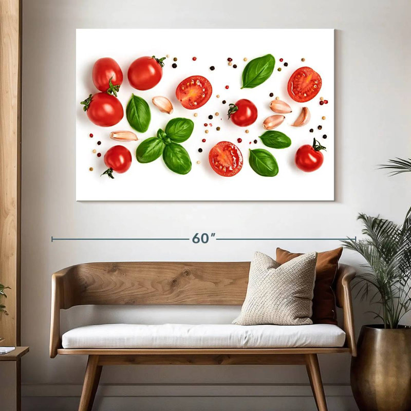 Yarlin Tomato Basil And Spices, 34" H x 51" W