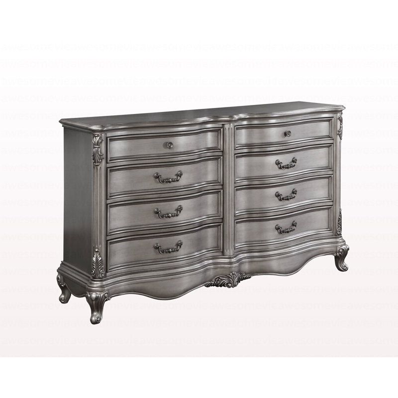 Commode moderne à finition platine antique