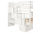 Full Over Full Bunk Bed With Shelves And 6 Storage Drawers-118098502