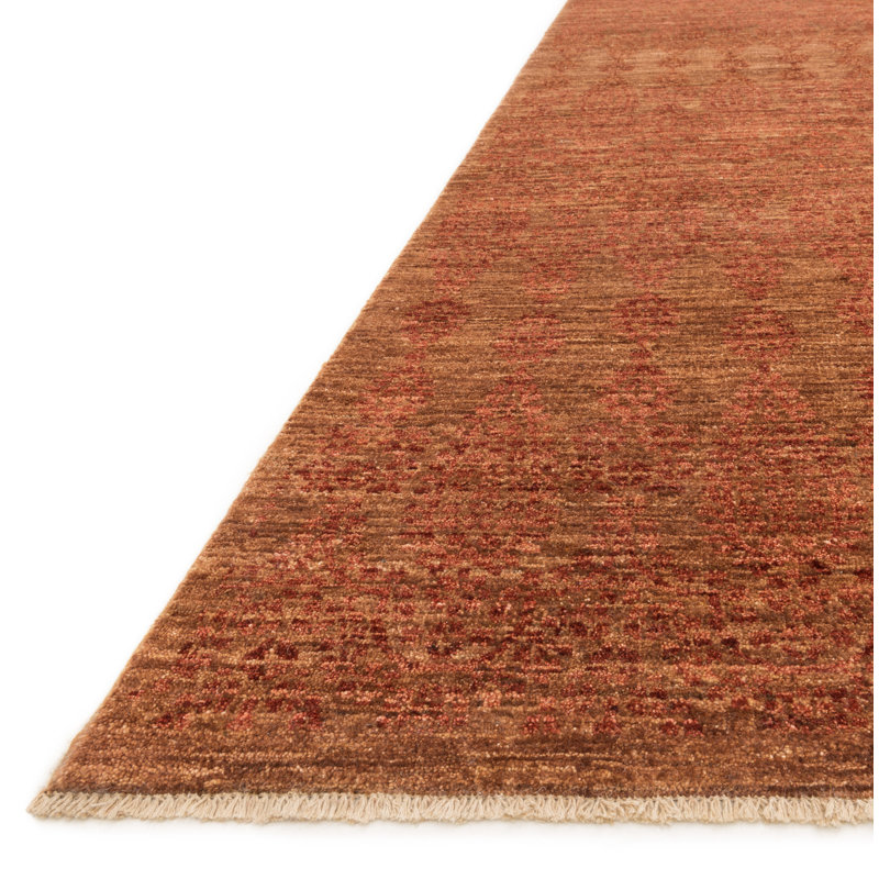 Essex Hand Knotted Wool Indoor Rug, Rectangle 7'9" x 9'9"