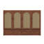 Élégante armoire-lit escamotable grand format avec station de charge intégrée et tiroir de rangement spacieux-37258377