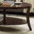Oval Coffee Table with Shelf (Single Pack)