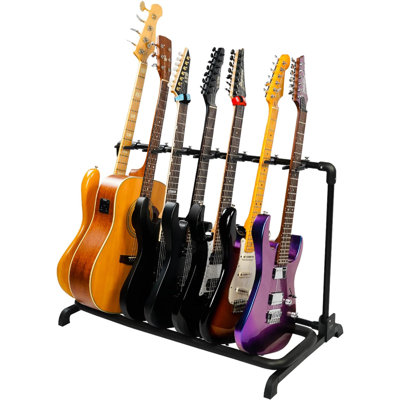 Multi Guitar Rack Stand Foldable Universal Display Rack Portable Guitar Holder,GGS-11 7 Holder -  Koala Company, ZonaB0BPSKDQNS