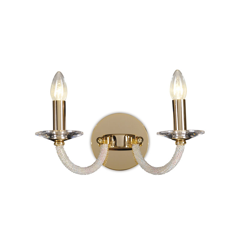 Gelnett Candle Wall Light, Gold
