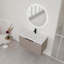 Meuble-lavabo mural 36 po avec lavabo en résine-137475207