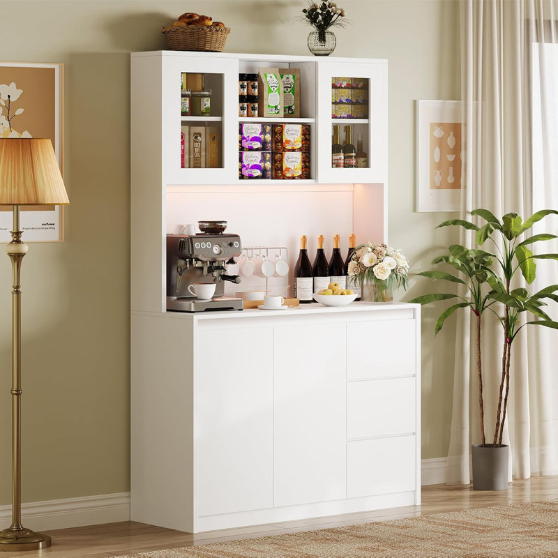 178.1cm Kitchen Pantry, White