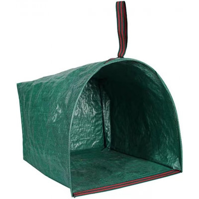 Grande poubelle pliable avec feuilles et jardin 150l