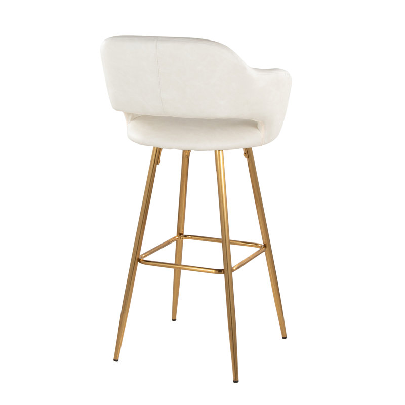 Contemporary Fixed-Height Barstool