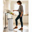 Poubelle de cuisine 8 gallons avec couvercle et seau intérieur, marche-pieds pour la maison-123314883