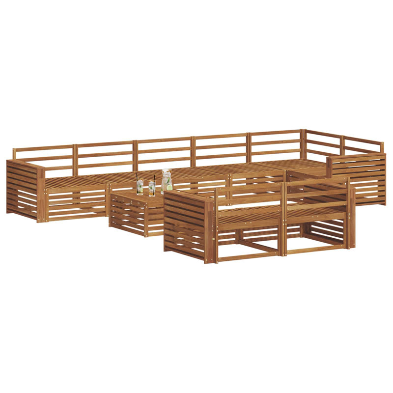 410cm Wide Patio Sectional Set