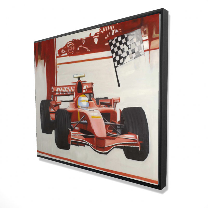 Formule 1 Car Print On Canvas