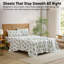 Ensemble de draps de lit HLC.ME-121334216-121334219